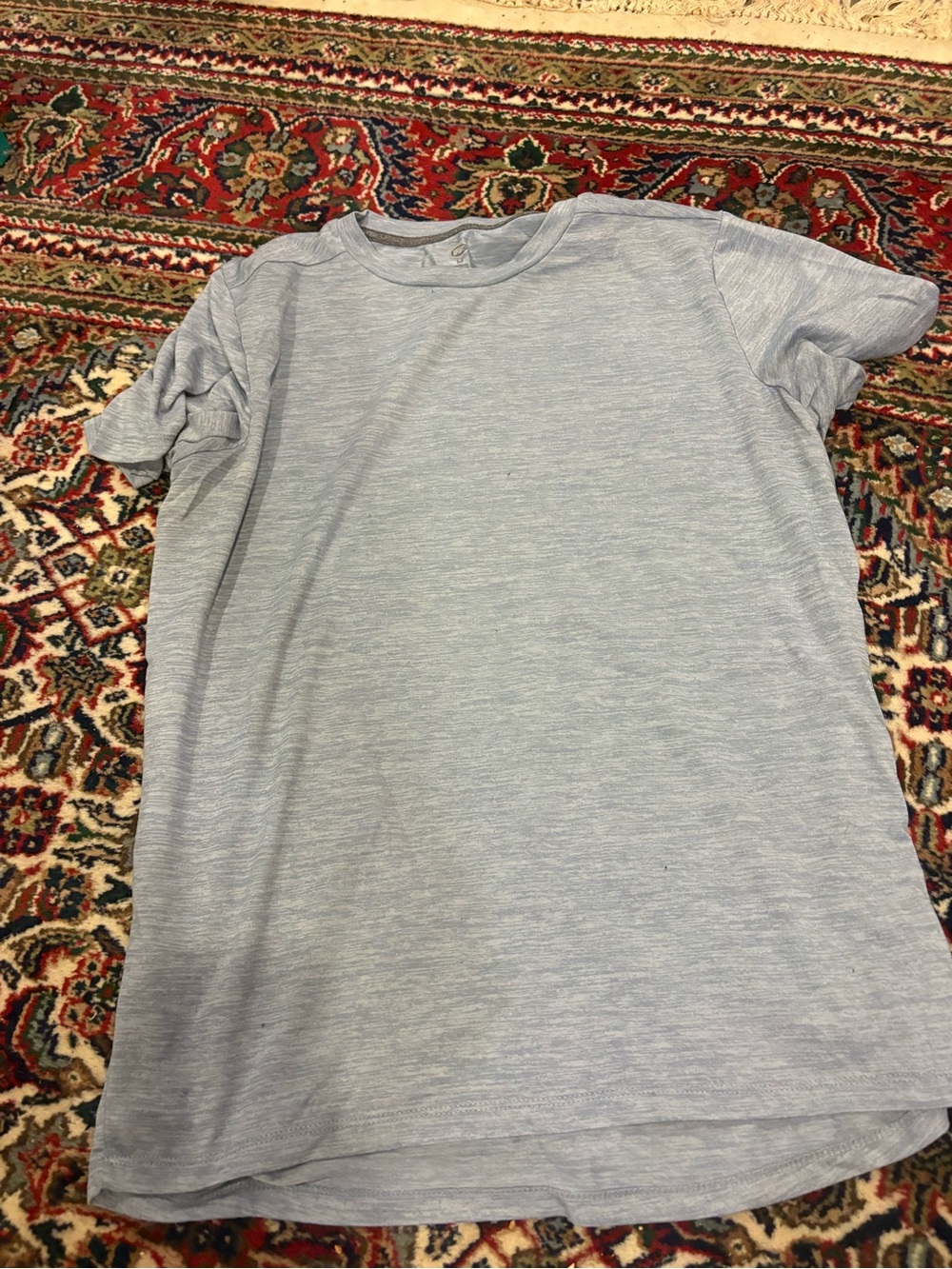 Light Blue Men's Crewneck T-Shirt